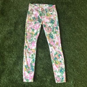 Floral 7 for all mankind Jeans